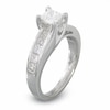 Thumbnail Image 2 of Previously Owned - 1-1/2 CT. T.W. Princess-Cut Diamond Bridge Engagement Ring in 14K White Gold