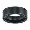 Thumbnail Image 1 of Previously Owned - Triton 8.0mm Black Tungsten Carbide Wedding Band