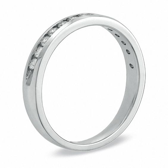 Previously Owned - 1/4 CT. T.w. Diamond Anniversary Band in 14K White Gold (I/Si2)
