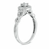 Thumbnail Image 2 of Previously Owned - Cherished Promise Collection™ 1/8 CT. T.W. Diamond Frame Twist Promise Ring in 10K White Gold