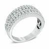 Thumbnail Image 2 of Previously Owned - 1 CT. T.W. Diamond Five Row Anniversary Band in 14K White Gold (I/SI2)