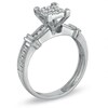 Thumbnail Image 2 of Previously Owned - 1/5 CT. T.W. Composite Princess-Cut Diamond Engagement Ring in 10K White Gold