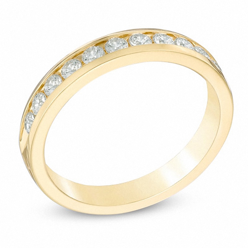 Previously Owned - 1/2 CT. T.W. Diamond Channel Band in 14K Gold