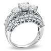 Thumbnail Image 2 of Previously Owned - 3 CT. T.W. Diamond Three Stone Engagement Ring in 14K White Gold