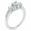 Previously Owned - 1 CT. T.W. Diamond Past Present Future® Engagement Ring in 14K White Gold