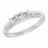 Thumbnail Image 3 of Previously Owned - 1 CT. T.W. Diamond Past Present Future® Engagement Ring in 14K White Gold
