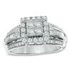 Thumbnail Image 1 of Previously Owned - 1 CT. T.W. Quad Princess-Cut Diamond Engagement Ring in 10K White Gold