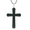 Thumbnail Image 2 of Previously Owned - Men's Lord's Prayer Tablet Cross Pendant in Two-Tone Stainless Steel - 24"