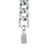 Thumbnail Image 2 of Previously Owned - Curb Link Chain Necklace and Bracelet Set in Stainless Steel - 24"