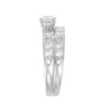 Thumbnail Image 4 of Previously Owned - 2 CT. T.W. Diamond Three Stone Bridal Set in 14K White Gold