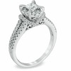 Thumbnail Image 2 of Previously Owned - 1 CT. T.W. Princess-Cut Diamond Vintage-Style Engagement Ring in 14K White Gold