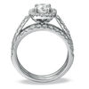 Thumbnail Image 2 of Previously Owned 1-3/4 CT. T.W. Diamond Framed Soldered Bridal Set in 14K White Gold