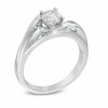 Thumbnail Image 2 of Previously Owned - 3/4 CT. Diamond Solitaire Bypass Ring in 14K White Gold