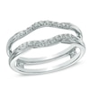 Thumbnail Image 1 of Previously Owned - 1/5 CT. T.W. Diamond Contour Solitaire Enhancer in 14K White Gold