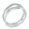Thumbnail Image 2 of Previously Owned - 1/5 CT. T.W. Diamond Contour Solitaire Enhancer in 14K White Gold