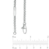 Thumbnail Image 2 of Previously Owned - Men's Signature Tag Box Chain Necklace in Stainless Steel - 30"