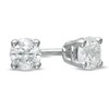 Thumbnail Image 1 of Previously Owned - 1/4 CT. T.W. Diamond Solitaire Stud Earrings in 14K White Gold