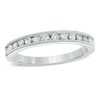 Thumbnail Image 1 of Previously Owned - 1/4 CT. T.W. Diamond Milgrain Band in 10K White Gold