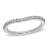 Thumbnail Image 1 of Previously Owned - 1/5 CT. T.W.  Diamond Contour Wedding Band in 14K White Gold (I/SI2)