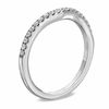 Thumbnail Image 2 of Previously Owned - 1/5 CT. T.W.  Diamond Contour Wedding Band in 14K White Gold (I/SI2)