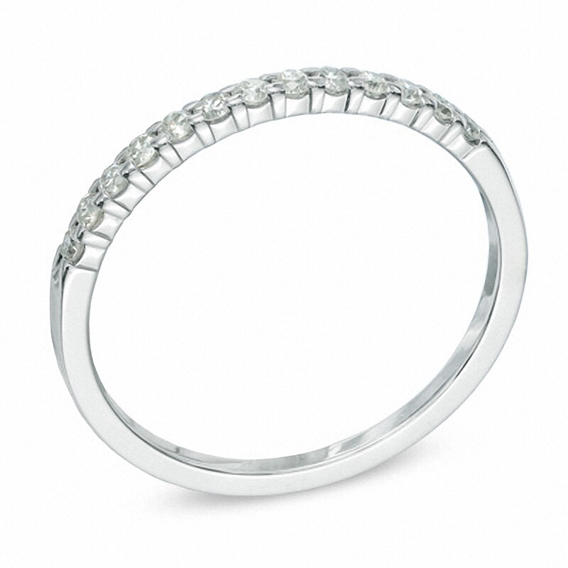 Main Image 2 of Previously Owned - 1/5 CT. T.W. Diamond Band in Sterling Silver