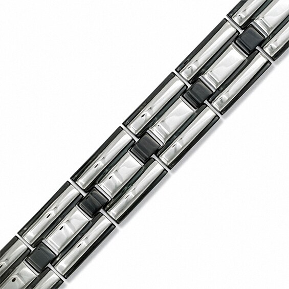 Previously Owned - Bracelet in Two-Tone Stainless Steel - 8.25"
