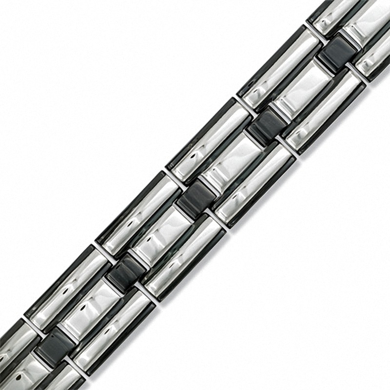 Main Image 1 of Previously Owned - Bracelet in Two-Tone Stainless Steel - 8.25"