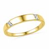Thumbnail Image 3 of Previously Owned - 1/6 CT. T.W. Diamond Square Frame Bridal Set in 10K Gold
