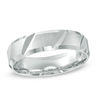 Thumbnail Image 1 of Previously Owned - Men's 6.0mm Comfort Fit Wedding Band in 10K White Gold