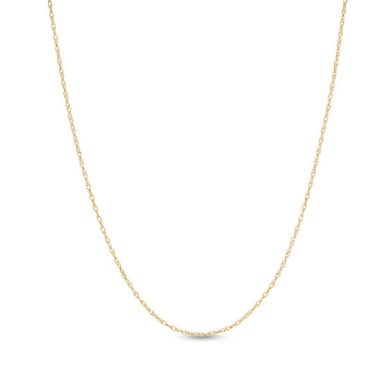 Previously Owned - 0.76mm Rope Chain Necklace in 14K Gold - 18"