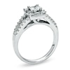 Thumbnail Image 2 of Previously Owned - 1 CT. T.W. Princess-Cut Diamond Split Shank Engagement Ring in 14K White Gold