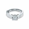 Thumbnail Image 1 of Previously Owned 1 CT. Diamond Solitaire Engagement Ring in 14K White Gold (J/I2)