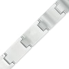 Thumbnail Image 2 of Previously Owned - Textured Necklace and Bracelet Set in Two-Tone Stainless Steel - 24"
