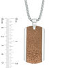 Thumbnail Image 3 of Previously Owned - Men's Textured Necklace and Bracelet Set in Two-Tone Stainless Steel - 24"