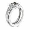 Thumbnail Image 2 of Previously Owned - 1/4 CT. T.W. Diamond Square Frame Solitaire Enhancer in 14K White Gold