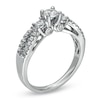 Thumbnail Image 2 of Previously Owned - 5/8 CT. T.W. Diamond Three Stone Contour Engagement Ring in 14K White Gold
