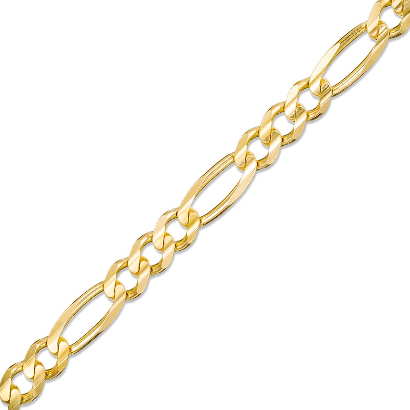 Main Image 1 of Previously Owned -  7.0mm Figaro Chain Bracelet in 14K Gold - 8.5"