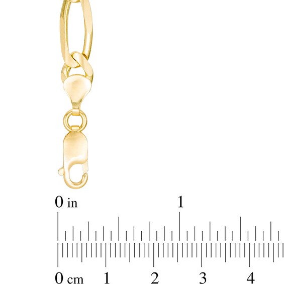 Previously Owned - 7.0mm Figaro Chain Bracelet in 14K Gold - 8.5"