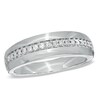 Thumbnail Image 1 of Previously Owned - 1/5 CT. T.W. Diamond Wedding Band in 10K White Gold