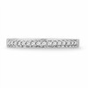 Thumbnail Image 2 of Previously Owned - 1/10 CT. T.W. Diamond Wedding Band in 10K White Gold