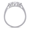 Thumbnail Image 3 of Previously Owned - 1/2 CT. T.W. Diamond Three Stone Ring in 10K White Gold