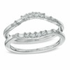 Thumbnail Image 0 of Previously Owned - 1/3 CT. T.W. Diamond Contour Solitaire Enhancer in 14K White Gold