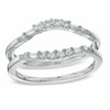 Thumbnail Image 1 of Previously Owned - 1/3 CT. T.W. Diamond Contour Solitaire Enhancer in 14K White Gold