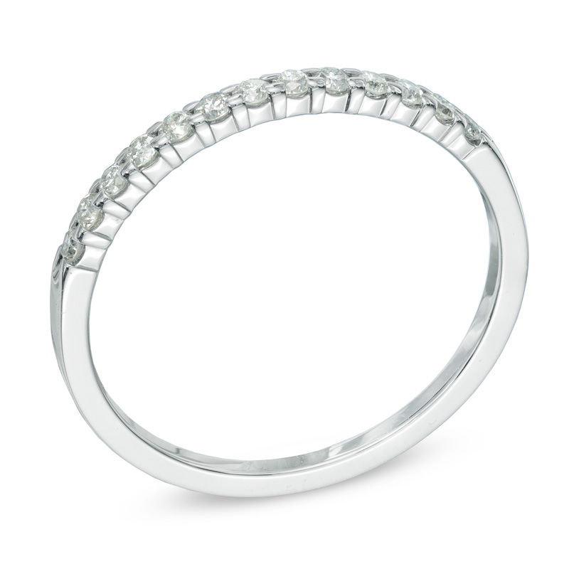 Main Image 2 of Previously Owned - 1/5 CT. T.W. Diamond Anniversary Band in Sterling Silver