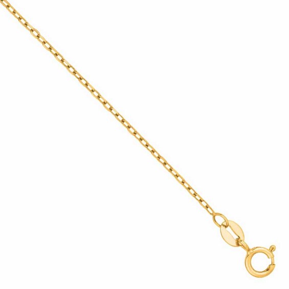 Previously Owned - 1.3mm Cable Chain Necklace in 14K Gold