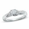 Thumbnail Image 1 of Previously Owned - 1/2 CT. T.W. Diamond Engagement Ring in 14K White Gold
