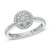 Thumbnail Image 0 of Previously Owned - 1/2 CT. T.W. Diamond Double Frame Ring in 10K White Gold