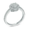 Thumbnail Image 1 of Previously Owned - 1/2 CT. T.W. Diamond Double Frame Ring in 10K White Gold