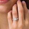 Thumbnail Image 3 of Previously Owned - 1 CT. T.W. Princess-Cut Diamond Frame Bridal Set in 14K White Gold
