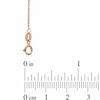 Thumbnail Image 2 of Previously Owned - Ladies' 1.1mm Cable Chain Necklace in 14K Rose Gold - 16"